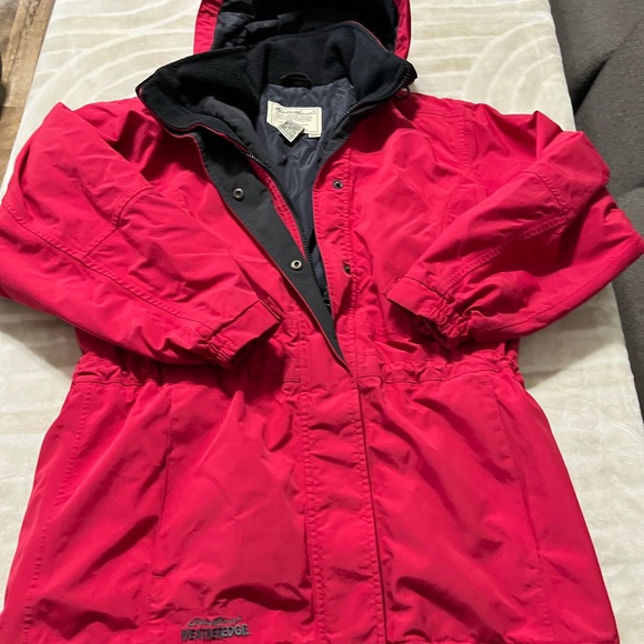 Eddie Bauer Weatheredge  Red and Gray Outdoor Jacket - Picture 1 of 9